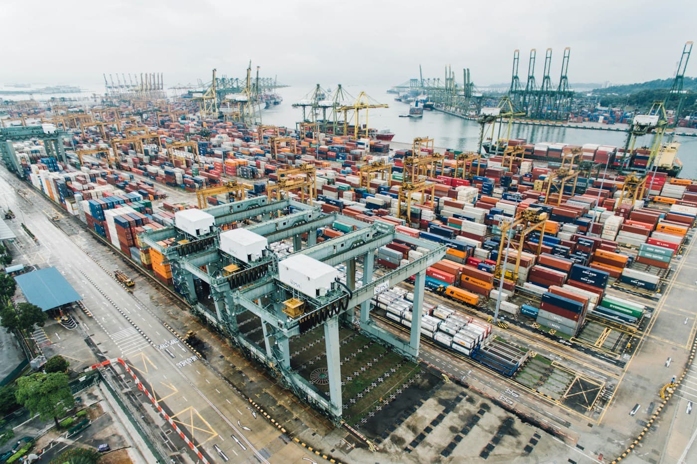 International maritime vessel loading Indonesian commodities